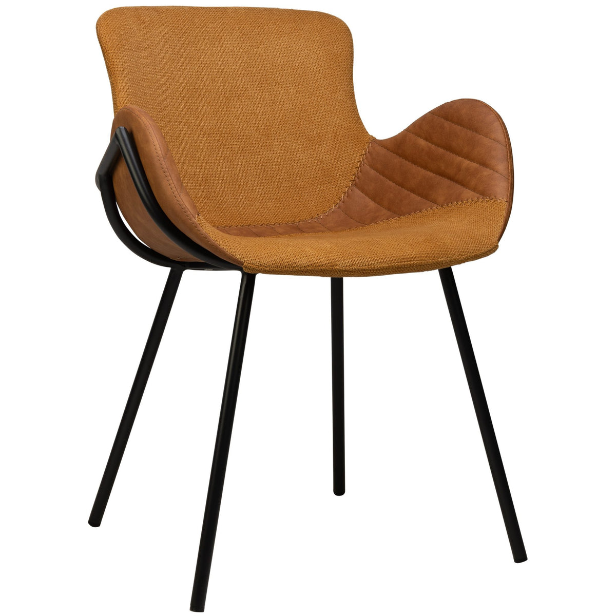 Alya Armchair - Ochre Yellow - KAJA