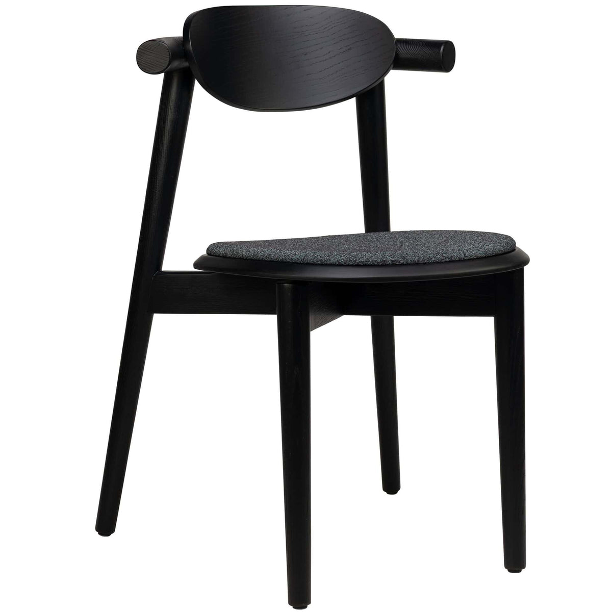 Noaro Chair - Ash Wood Black - Black Green - KAJA