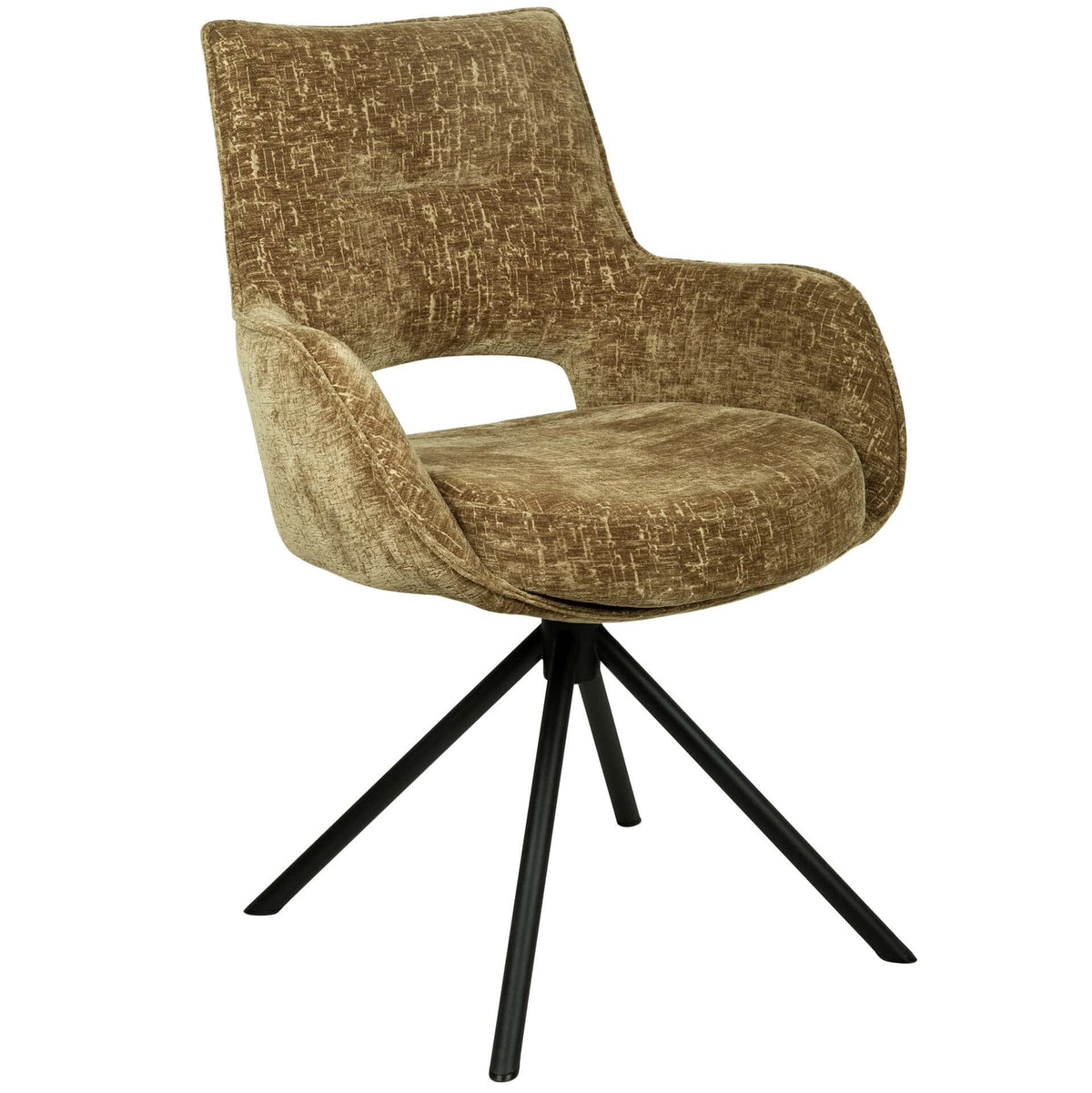 Cameron Armchair - Swivel - Army - KAJA