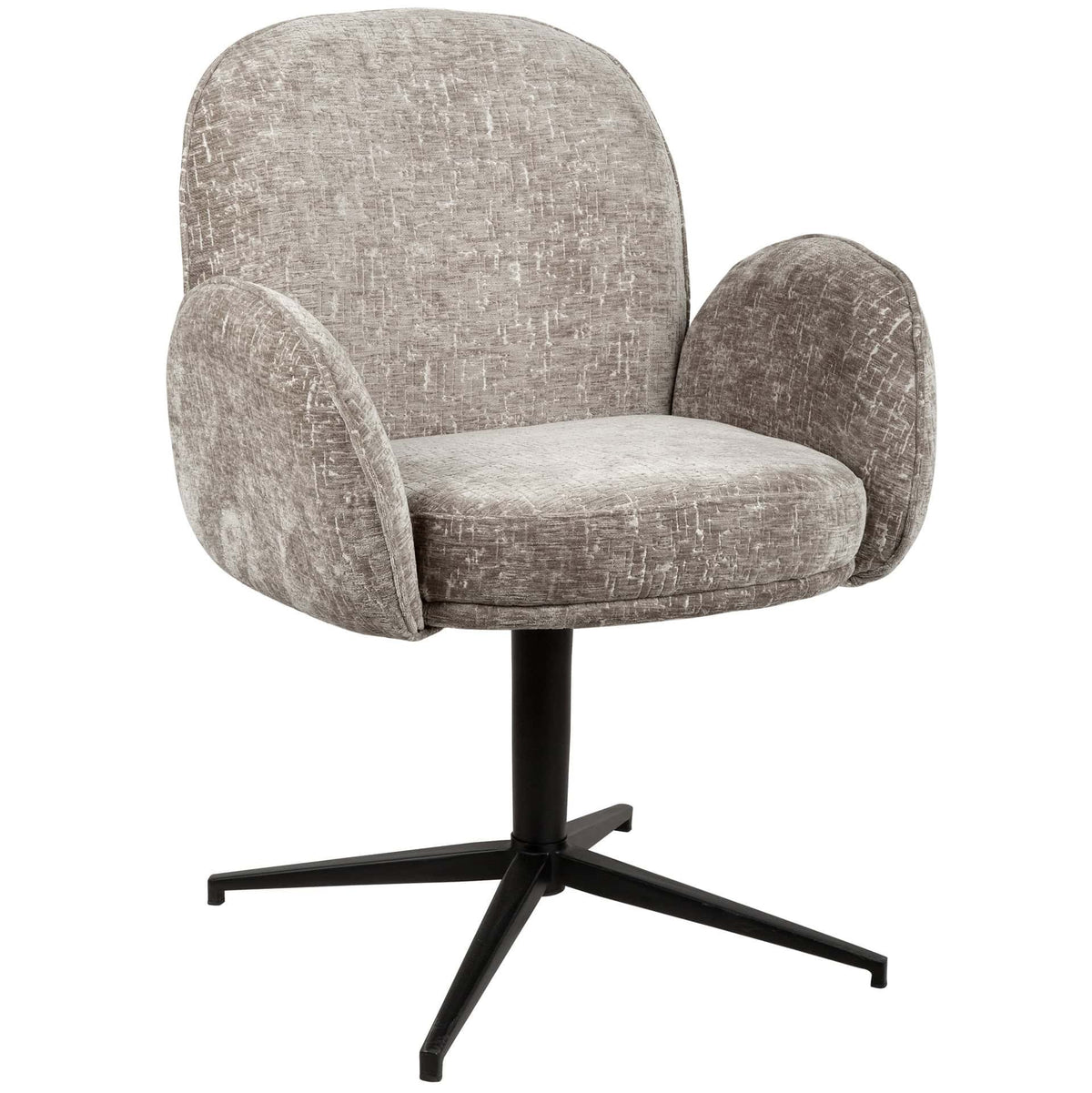 Belle Armchair - Swivel - Shitake - KAJA