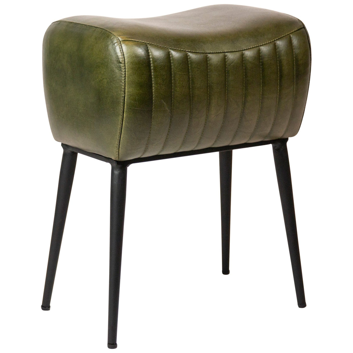 Bold Stool - Metal/Leather - KAJA