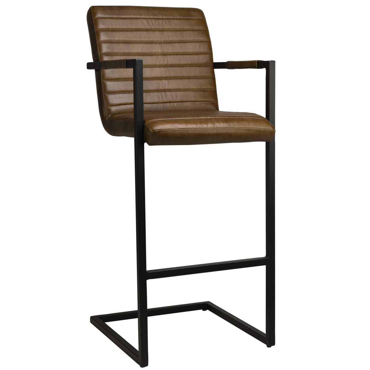 Kess Barstool - Cognac Leather - KAJA
