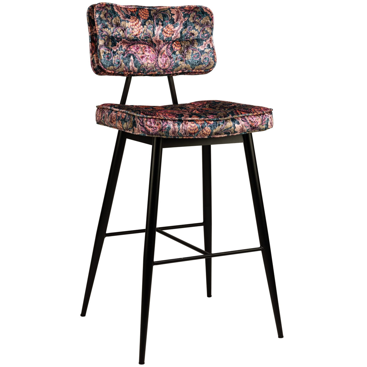 Nilly Barstool - SH:78cm - Printed Pink - KAJA