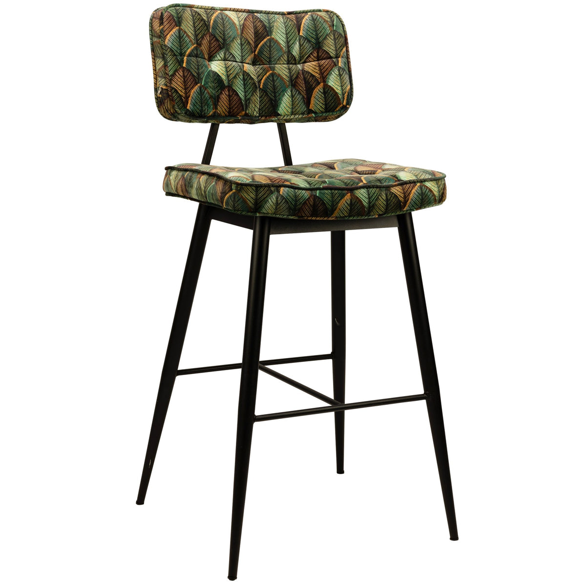 Nilly Barstool - SH:78cm - Printed Green - KAJA
