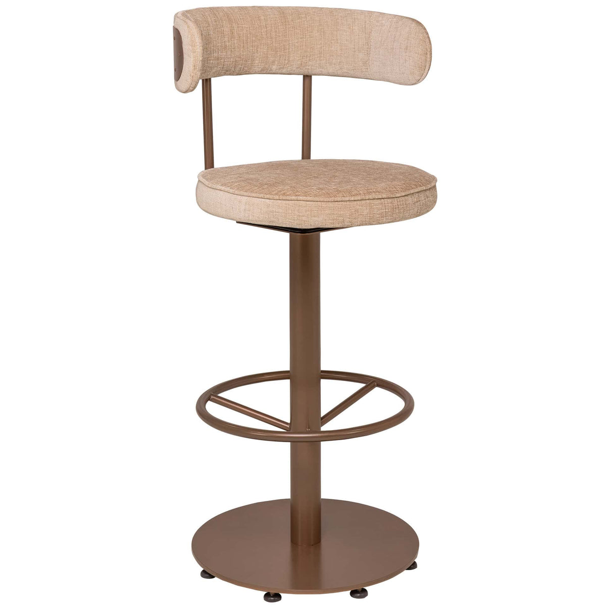 Fleur Barstool - With Backrest - Rotatable - KAJA