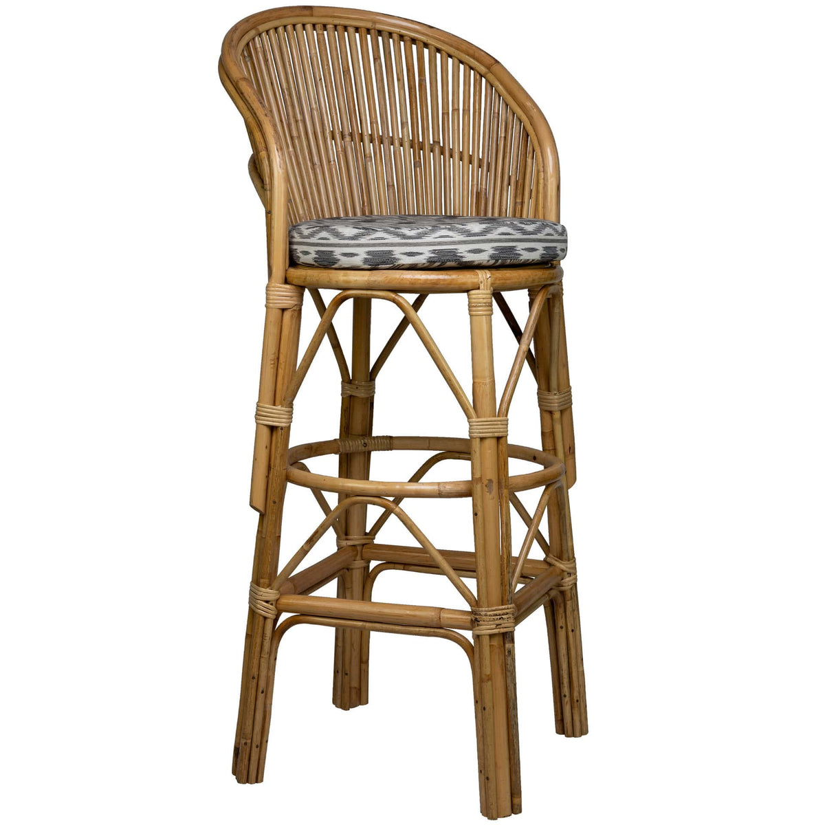 Raisa Barstool - Rattan - Natural - KAJA