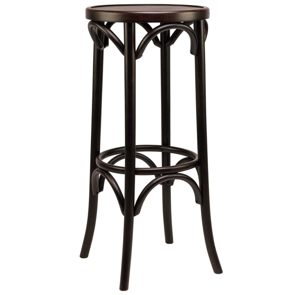 Oldenburg Barstool - Wood Walnut Brown - KAJA
