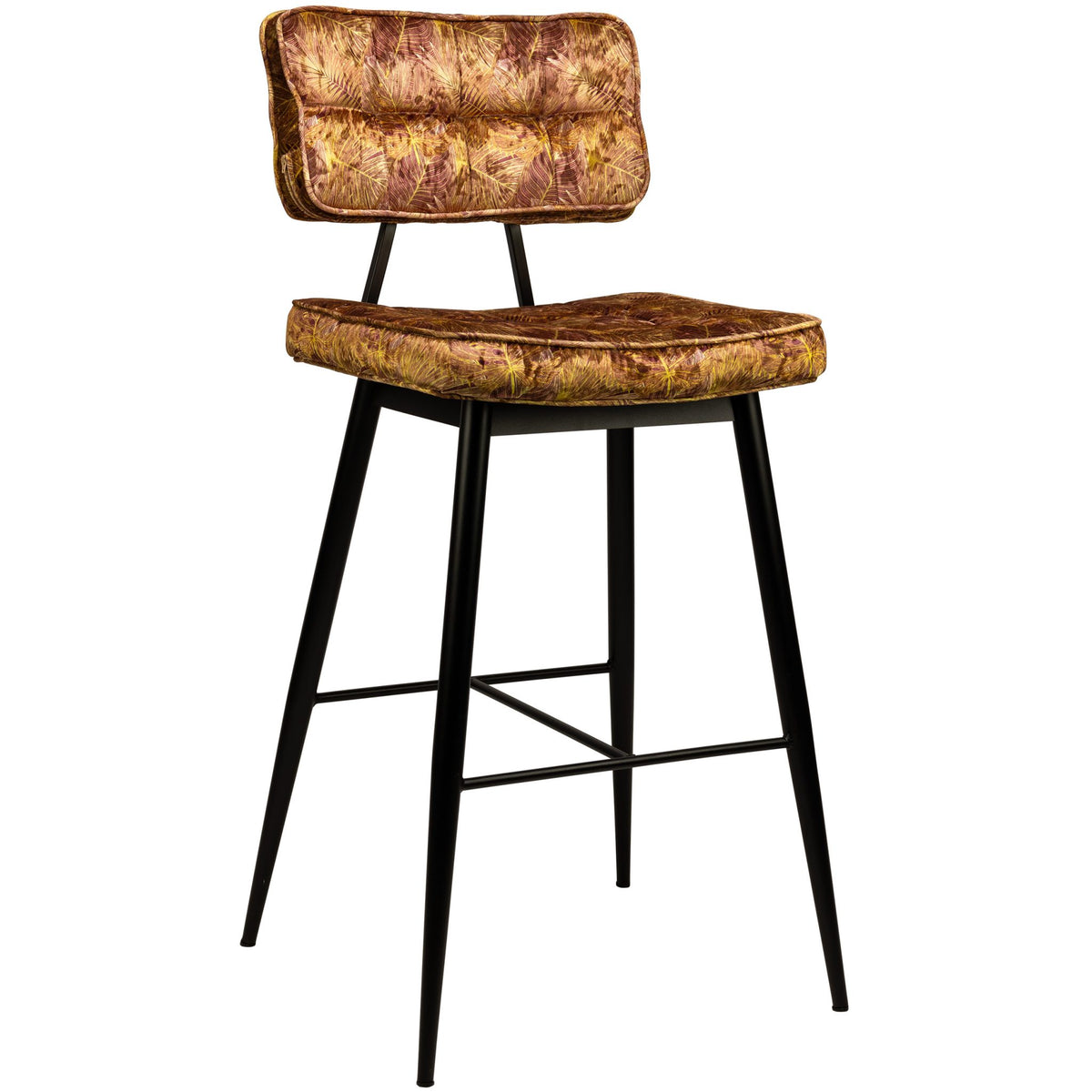 Nilly Barstool - SH:78cm - Printed Yellow - KAJA
