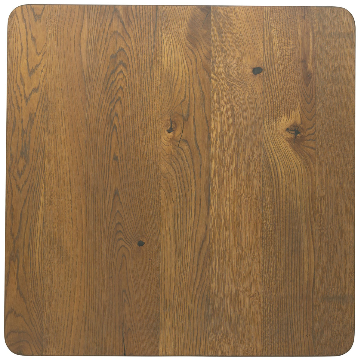 Solid Oak Table Top - 40mm - Rejuvenated Round Corner - Savanna - KAJA