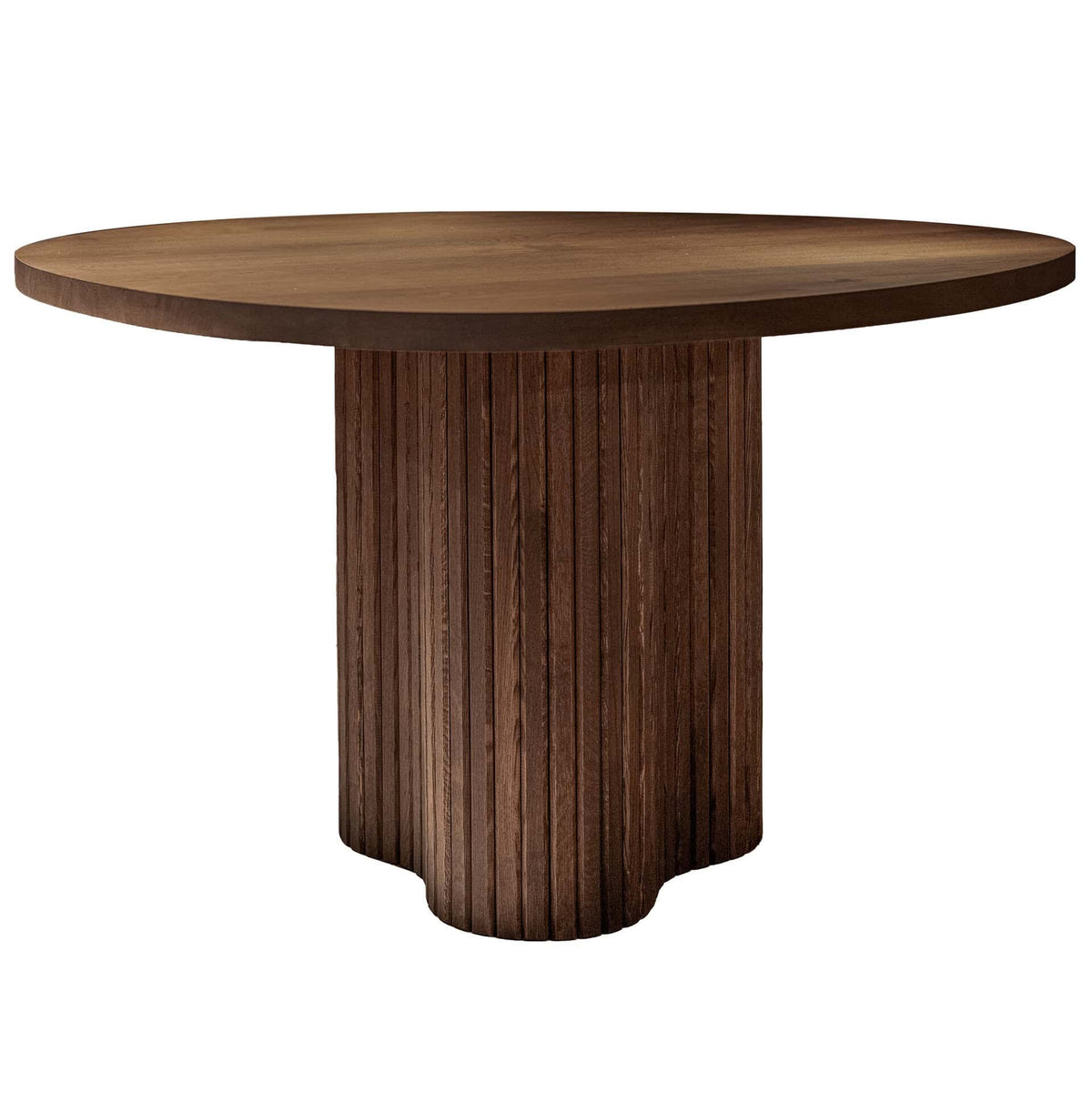 Clover Dining Table Organic - ø110cm - Oak - KAJA