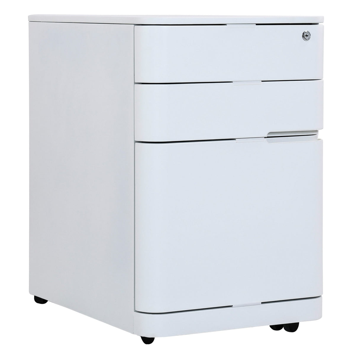 Vero Drawer Unit - 3 Drawers - Steel - White - KAJA