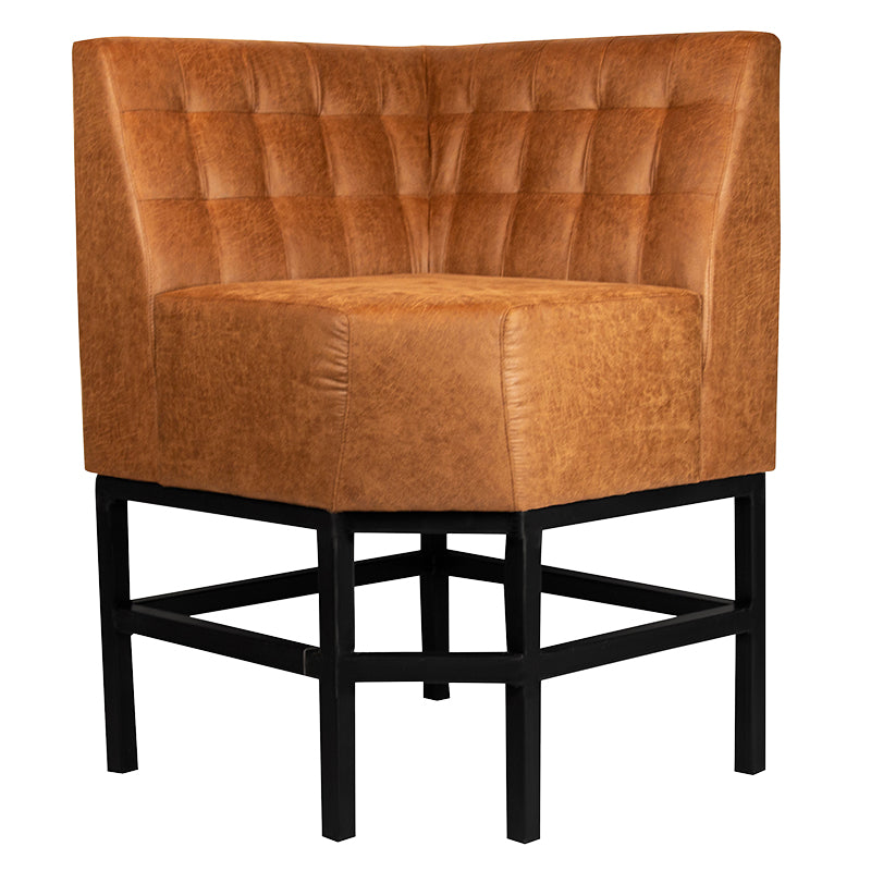 Viggo Sofa High - Corner - Cognac - KAJA