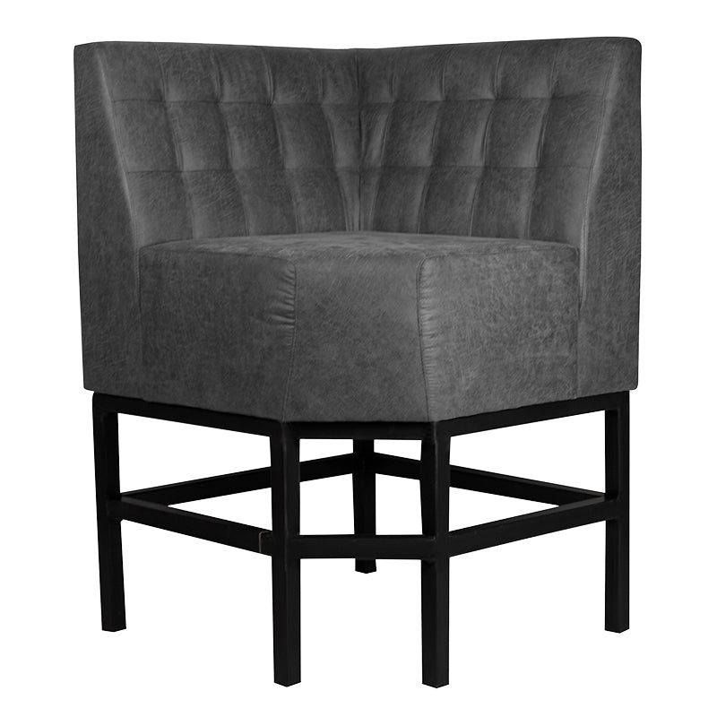 Viggo Sofa High - Corner - Anthracite - KAJA
