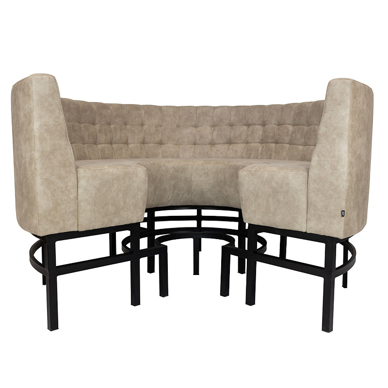 Viggo Sofa High - 3/4 Round - Cream - KAJA