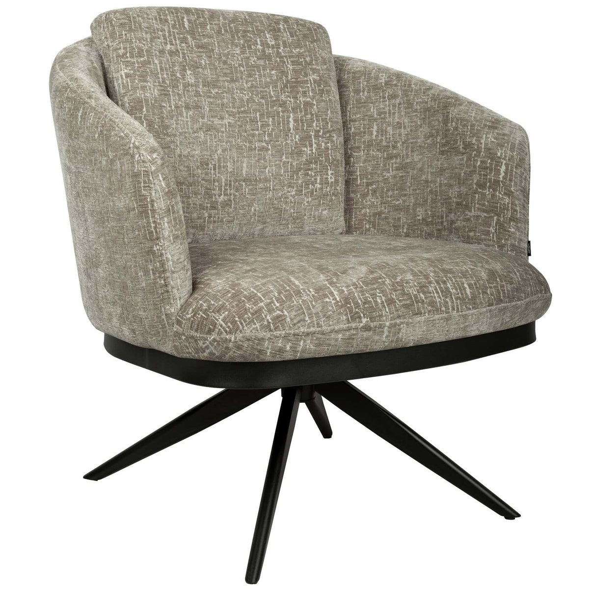 Sierra Lounge Chair - Swivel - Shitake - KAJA