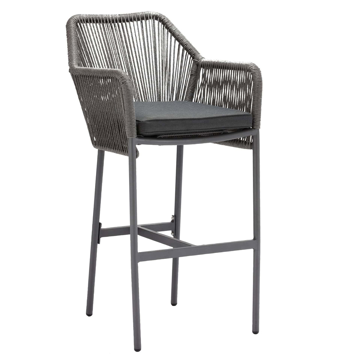 Baleric Barstool - Charcoal/Grey - KAJA