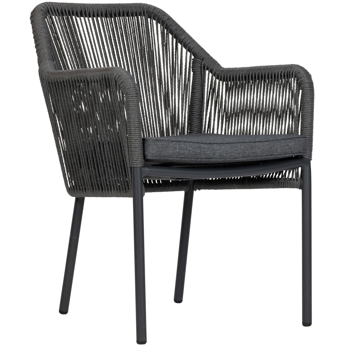 Baleric Terrace Chair - Charcoal/Grey - KAJA