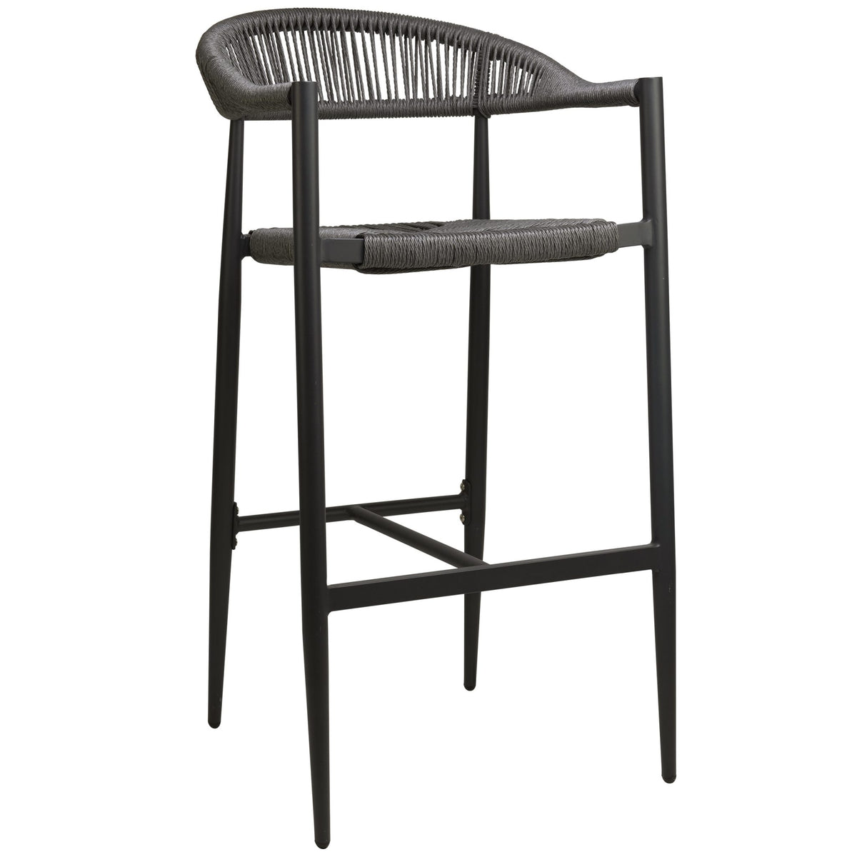 Jonah Barstool with Arm - Anthracite/Anthracite - KAJA