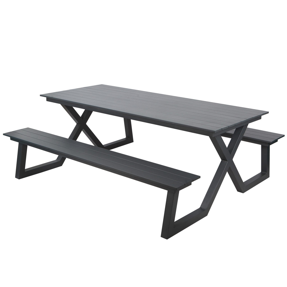 Darby Alu Picnic Set - Anthracite - KAJA
