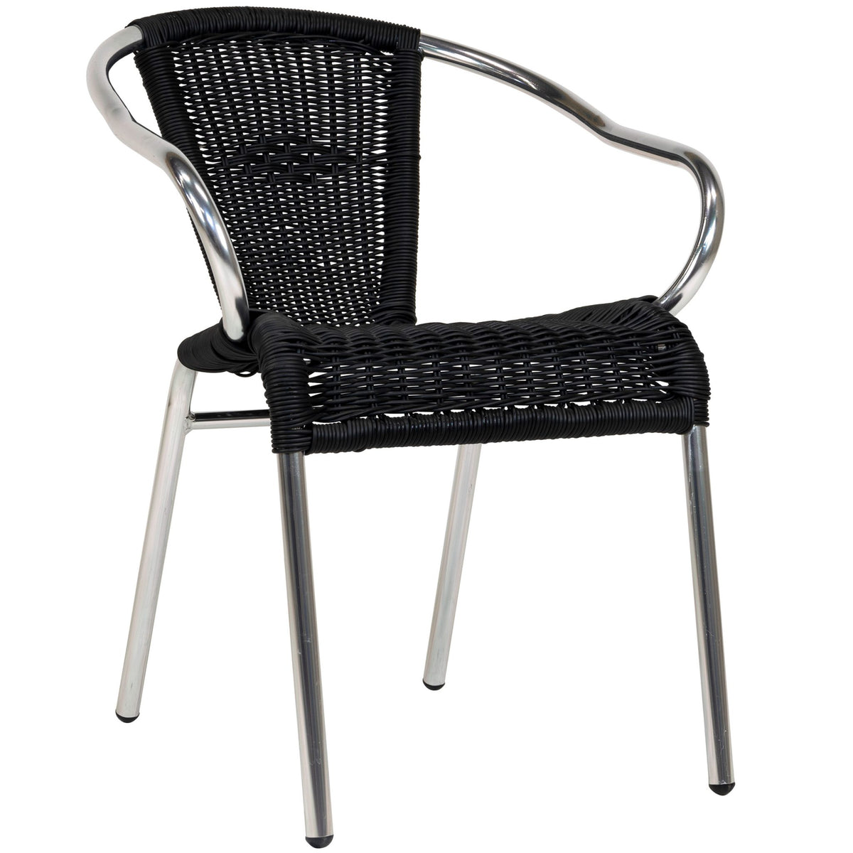 Kannet Terrace Chair – Black/Aluminium - KAJA