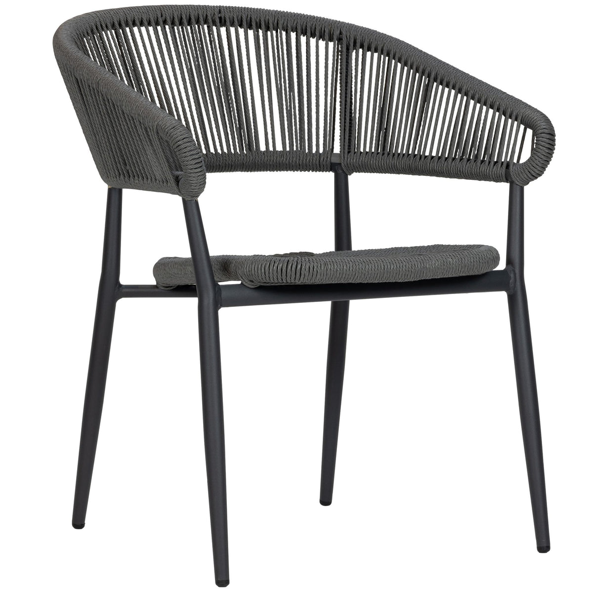Jacco Terrace Chair - Charcoal/Anthracite - KAJA