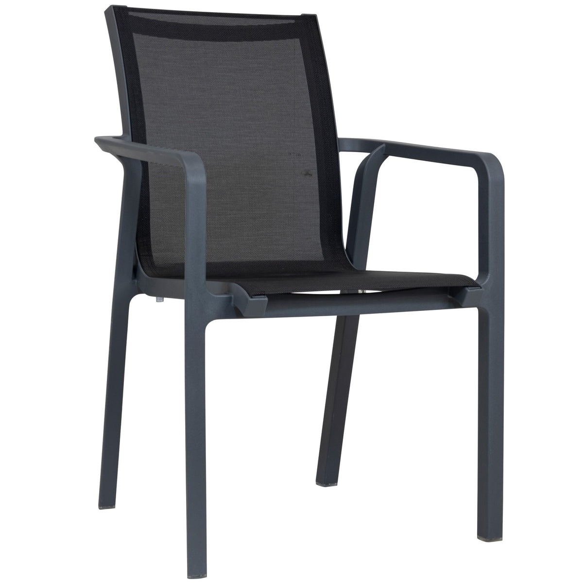 Lace Terrace Chair - Black/ Dark Grey - KAJA