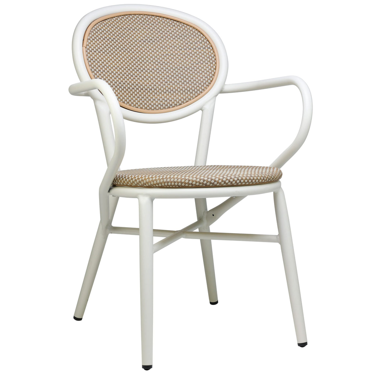 Jaya Terrace Chair - White/Sand - KAJA