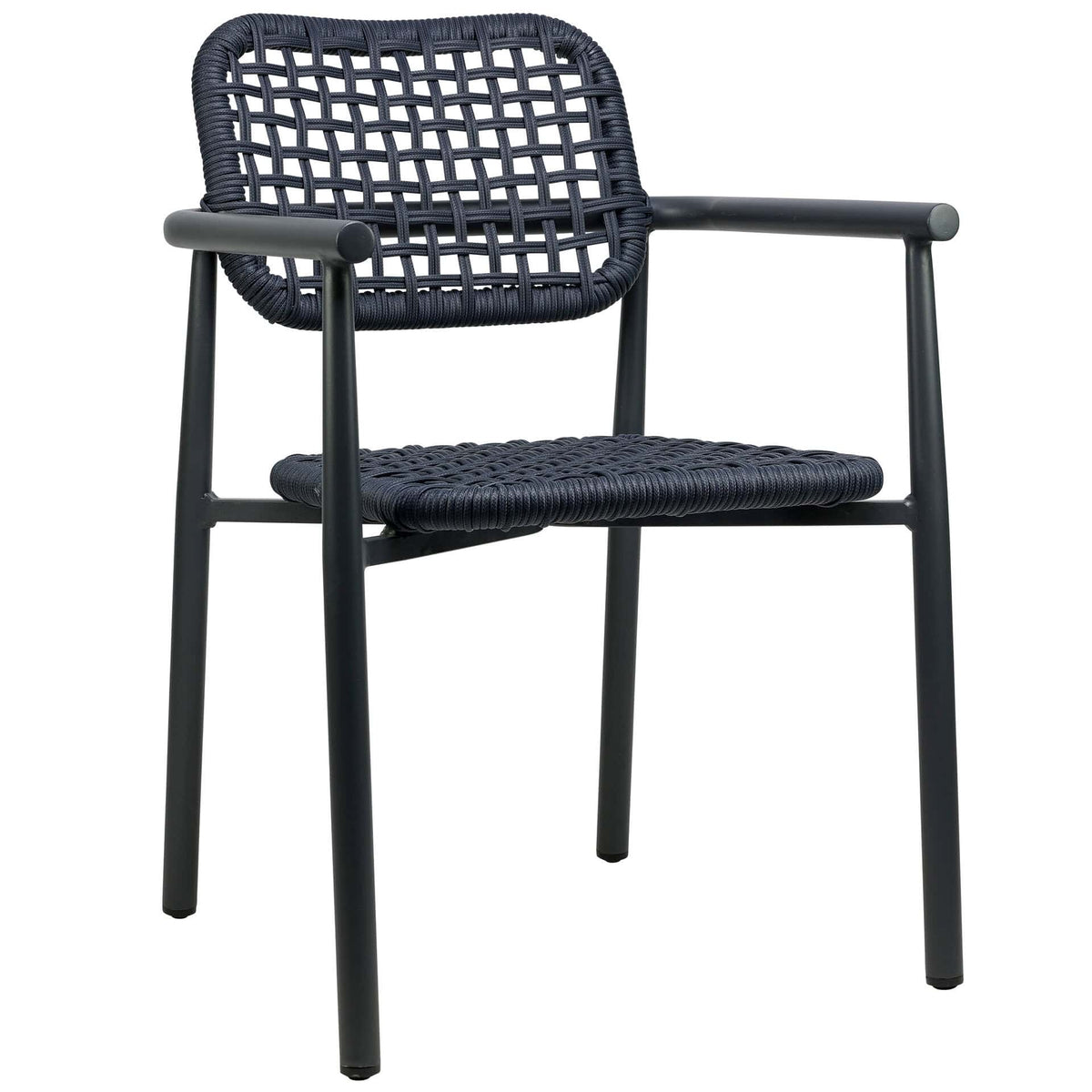Charly Terrace Chair - Charcoal/Navy - KAJA