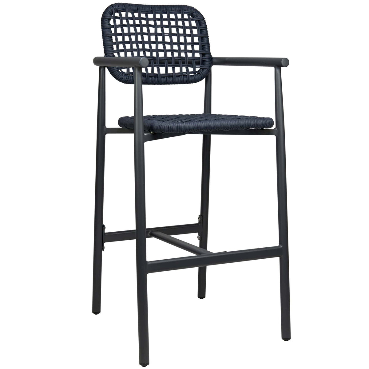 Charly Barstool - Charcoal/Navy - KAJA