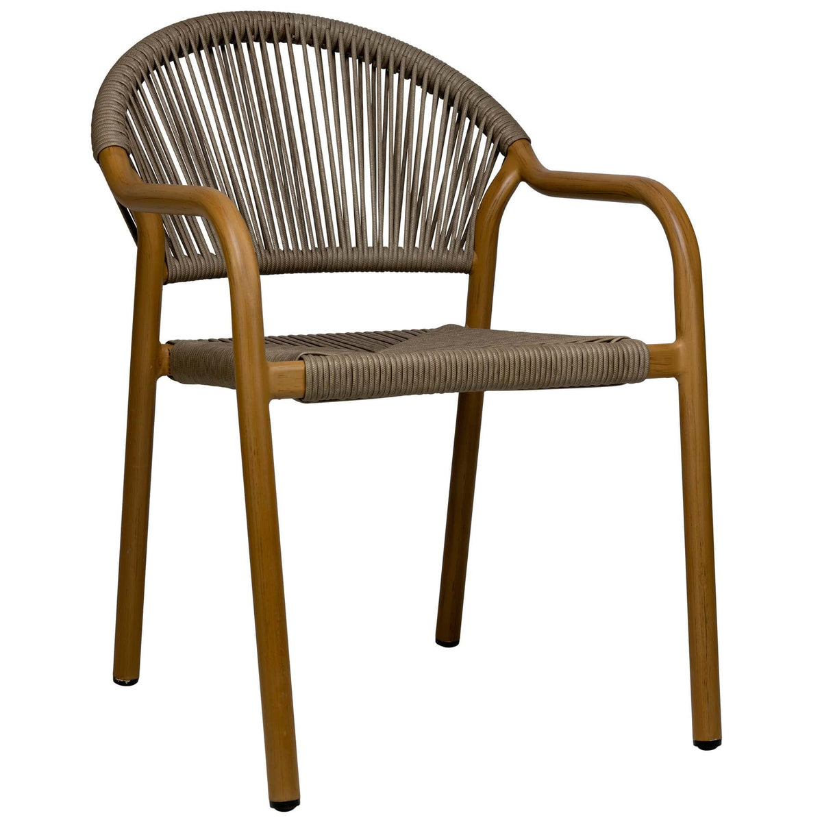 Farina Terrace Chair - Taupe/Natural - KAJA