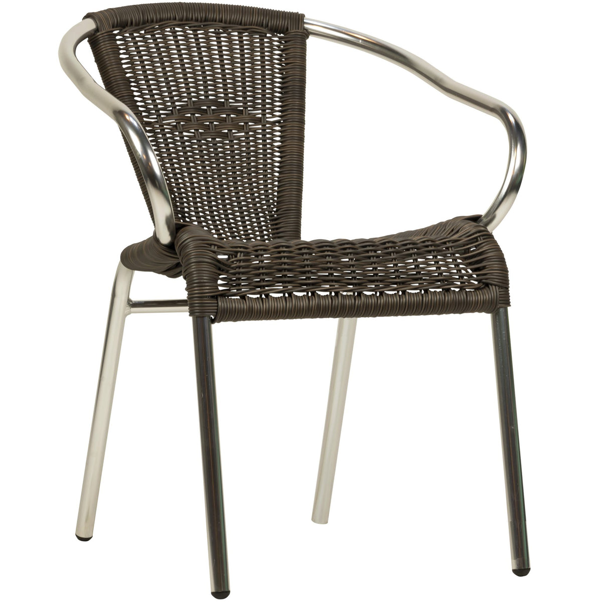 Kannet Terrace Chair - Coffee Mix/Aluminium - KAJA