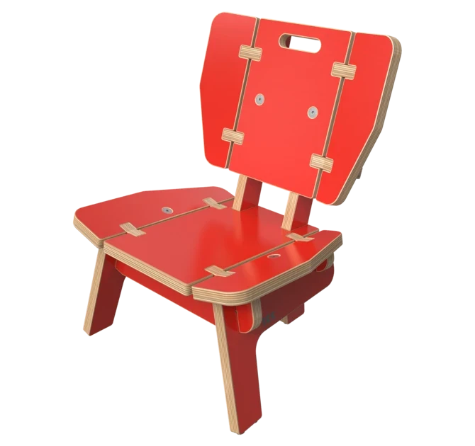 Buxus Lounge chair red - IKC