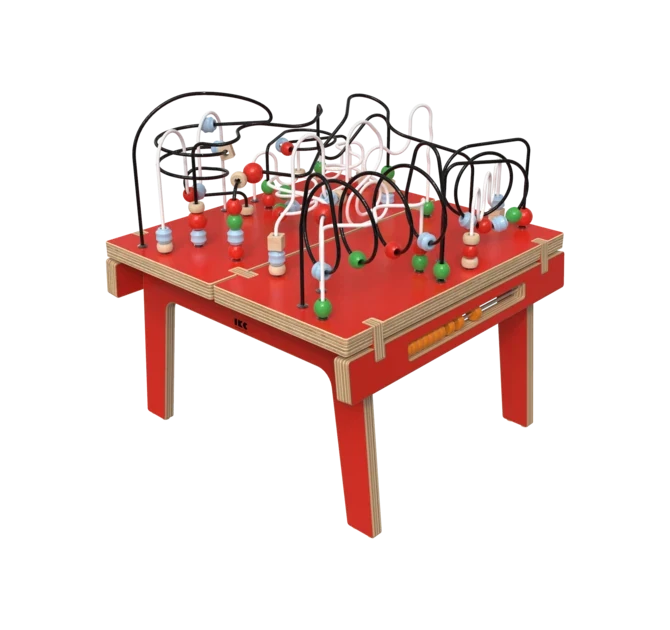 Buxus Table wirebeads red - IKC