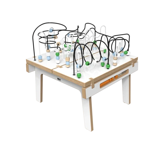 Buxus Table wirebeads white - IKC