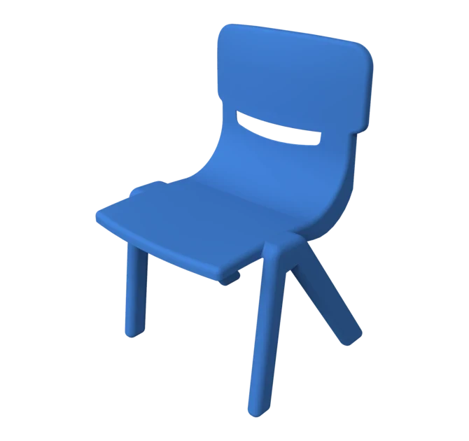 Fun chair dark blue - IKC
