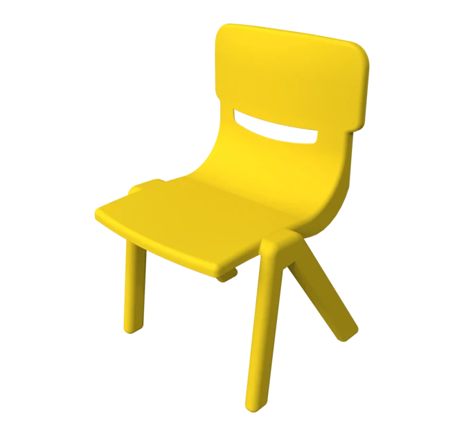 Fun chair yellow - IKC