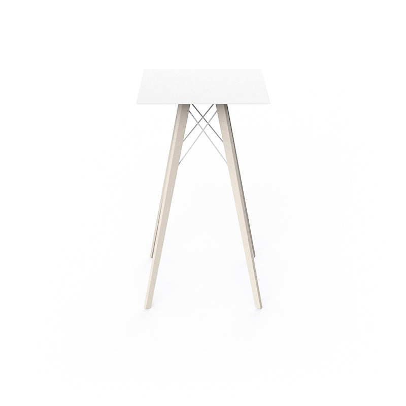 FAZ WOOD HIGH TABLE 60x60x105 - Vondom