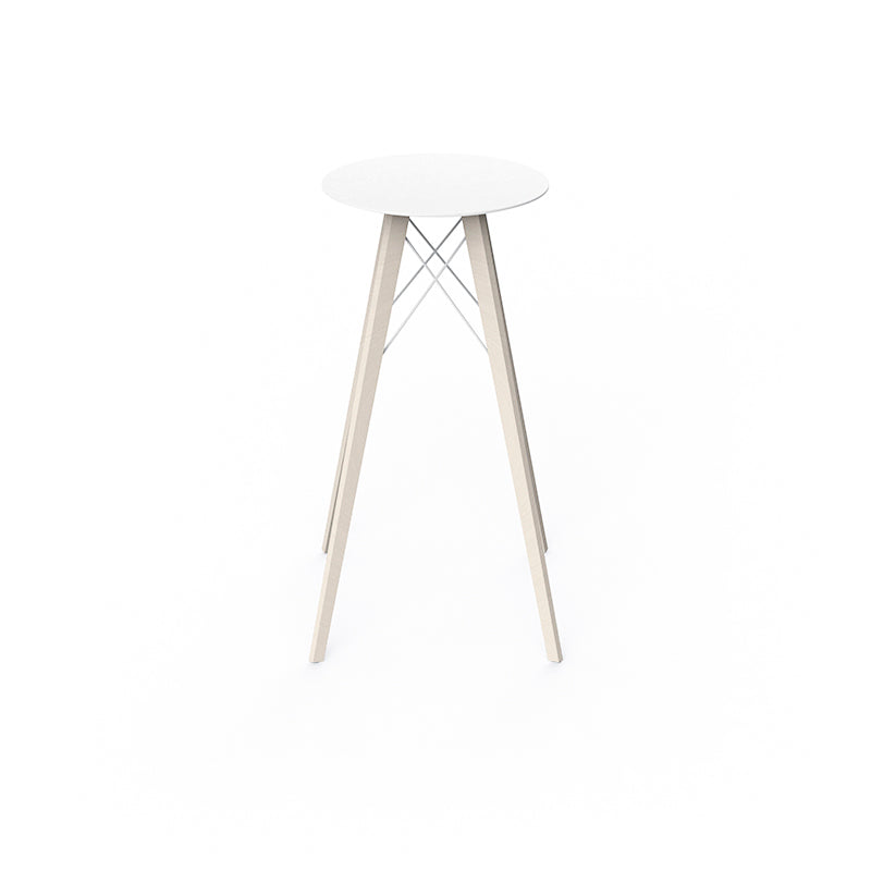 FAZ WOOD HIGH TABLE Ø50x105 - Vondom