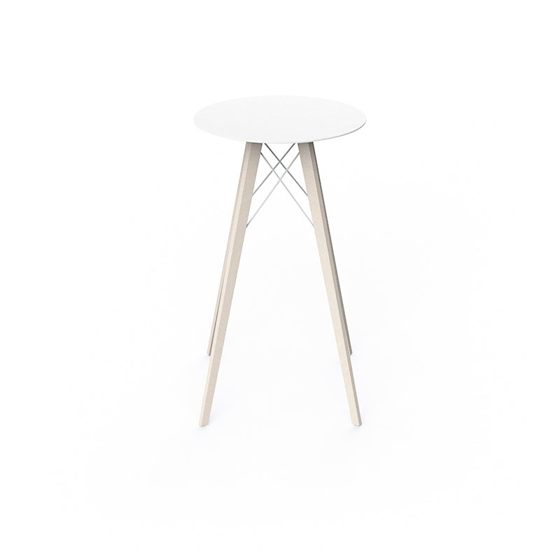 FAZ WOOD HIGH TABLE Ø60x105 - Vondom