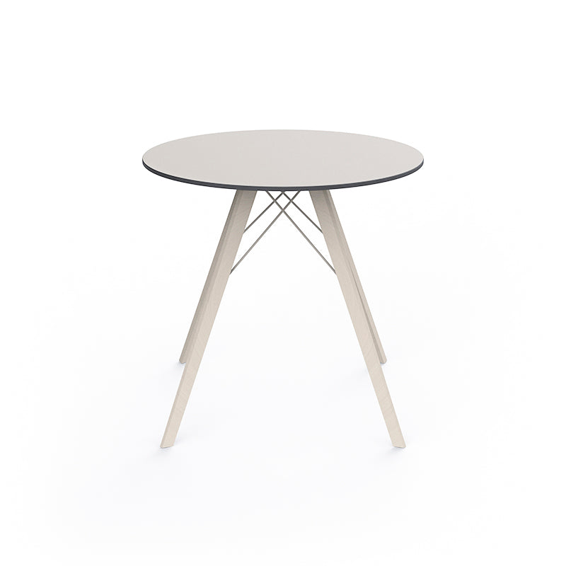FAZ WOOD DINING TABLE Ø80x74 - Vondom