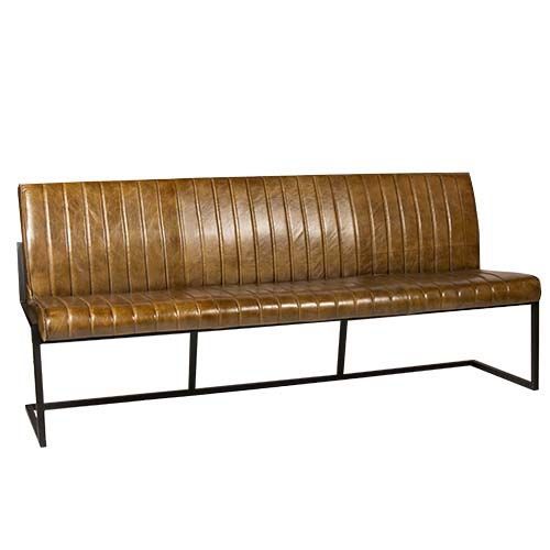 Hopkins Large Sofa – 200cm – Cognac Leather - KAJA