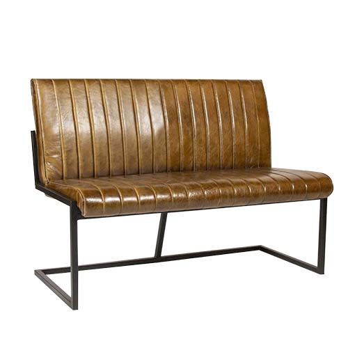 Hopkins Small Sofa – 123cm – Cognac Leather - KAJA