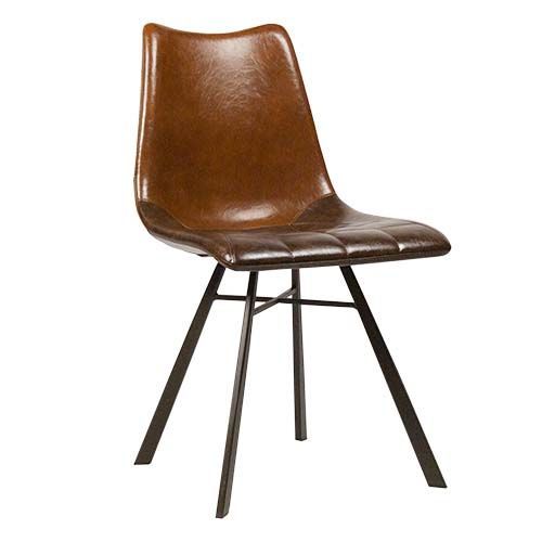 Riley Chair - Light Brown/Dark Brown - KAJA