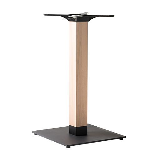 Jackson Table Base – Wood/Black Metal - KAJA