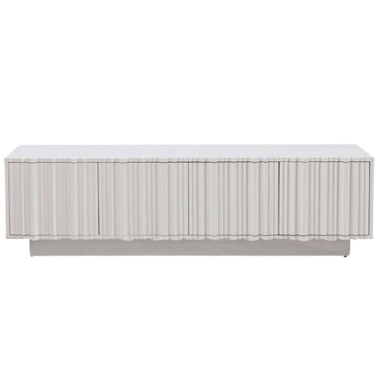 Lowboard Stucco White 160x45cm