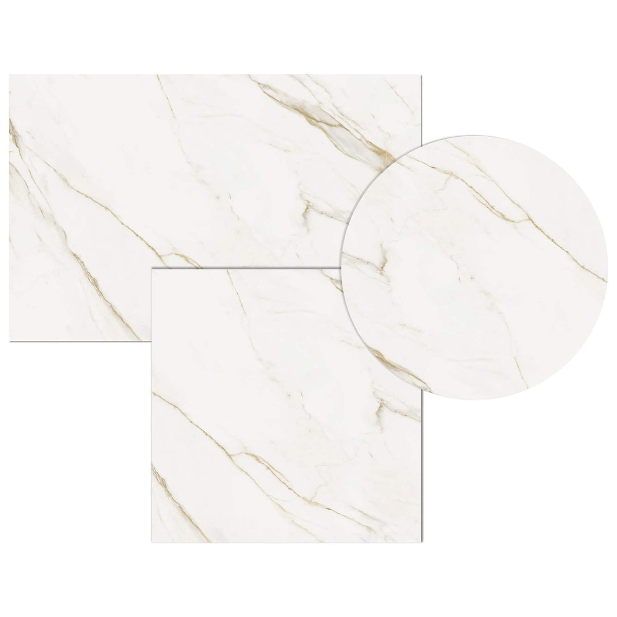 Ceramic Marble Table Top – Pandora Calacatta - KAJA