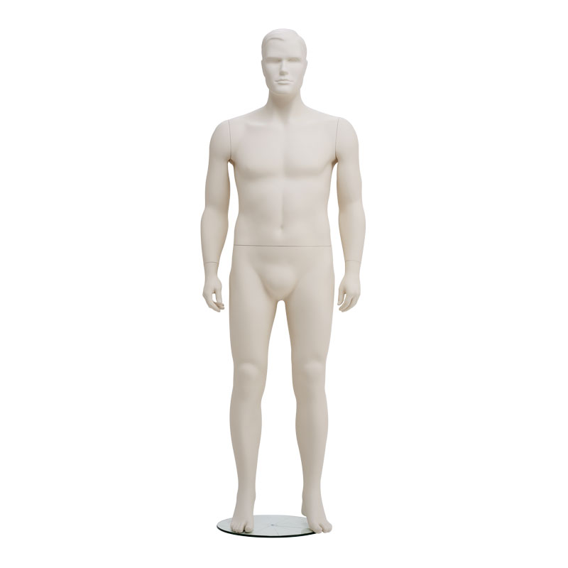 Plus size male mannequin from Hindsgaul® with antiscratch surface.