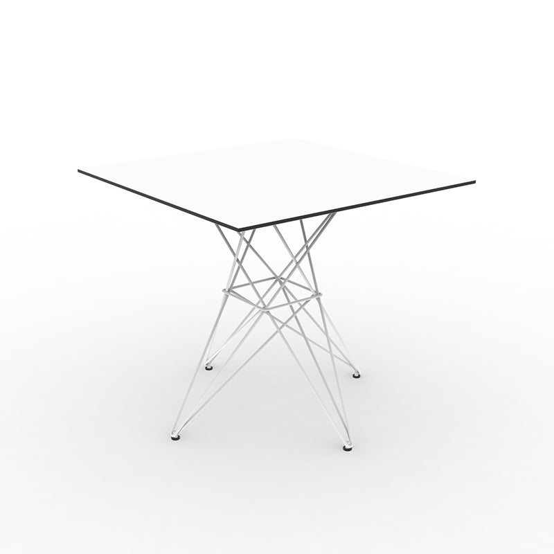 FAZ TABLE STAINLESS BASE 80x80 - Vondom