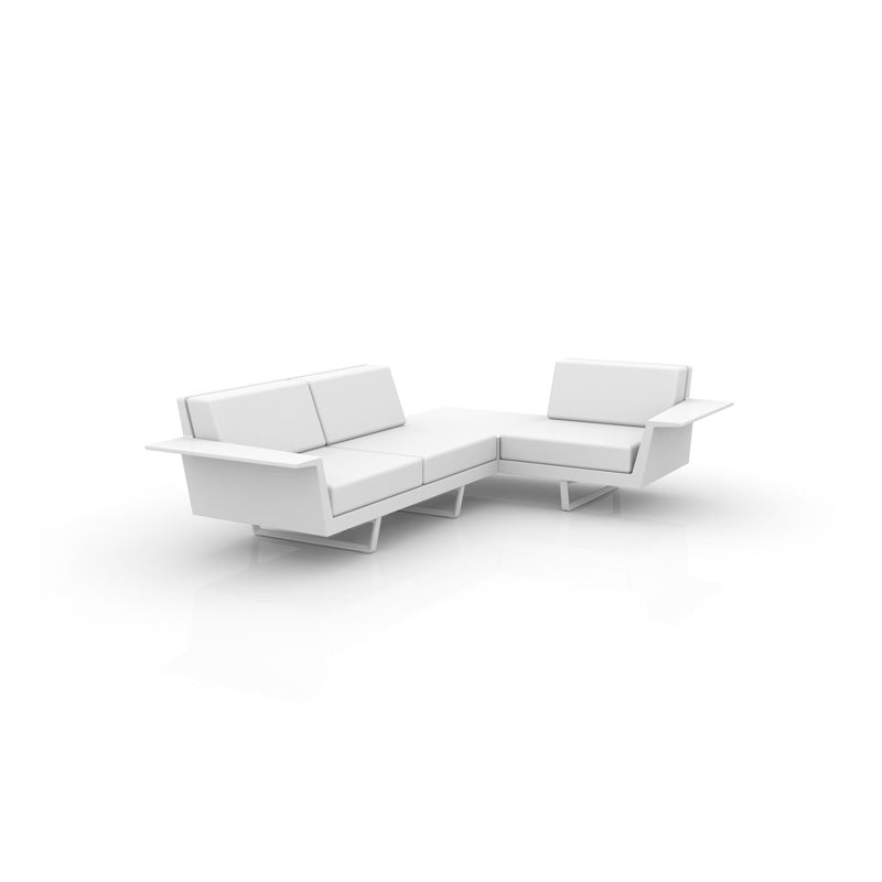 DELTA CORNER SOFA 3 SEAT LEFT - Vondom