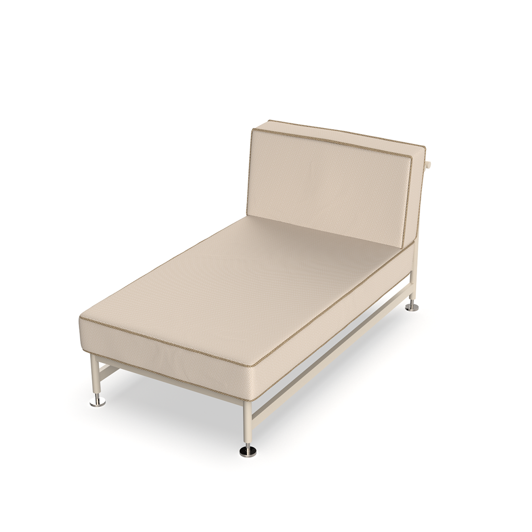HAMPTONS CHAISELONGUE ARMLESS SECTION - Vondom